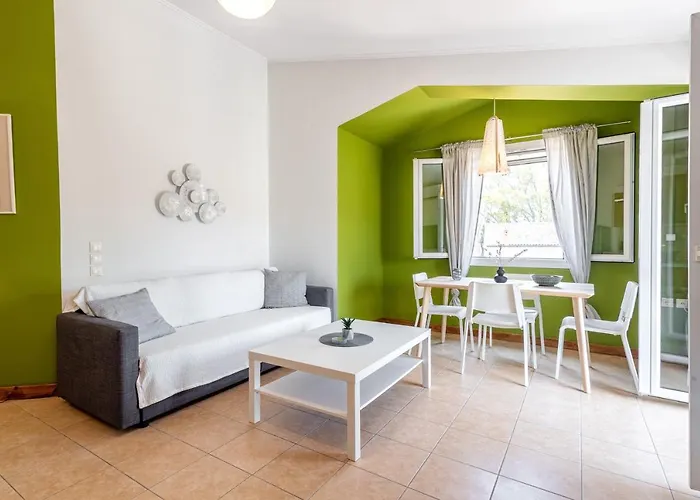 Quiet Sea View 1bd Apartment, Corfu Town 公寓 Anemomylos